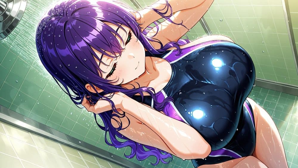 爆乳金紫ツインスイマーが顧問と羞恥濡れ指導【4K】 サンプル3
