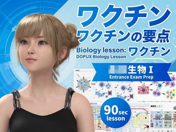 【▲20】パンチラガチャ★一ノ瀬廻里 大学に進学し強豪予備校『DOPUX(ドピュックス』で生物I,IIを教える名物講師に!(Vol.066:ワクチン)