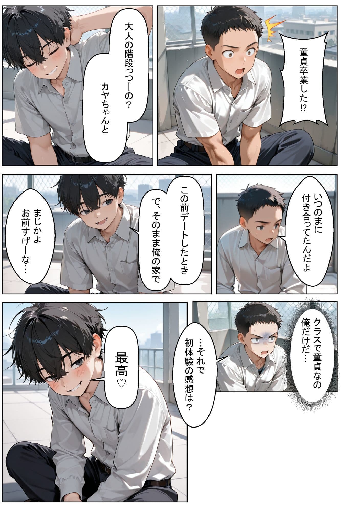 初めてできた彼女は巨乳のクラスメイトでした サンプル1