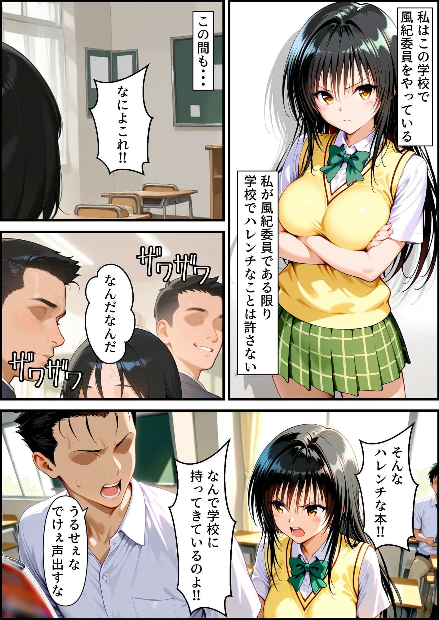 風紀委員の敗北、、、私が性隷に堕ちた日 サンプル1