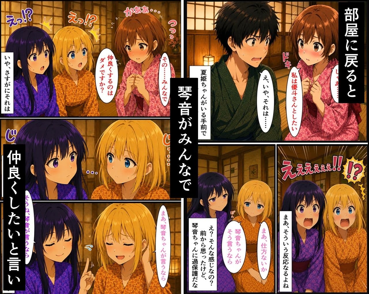 無防備すぎる同級生に、理性が追いつかなかった話 第14話「秋色の温泉旅行」 サンプル4