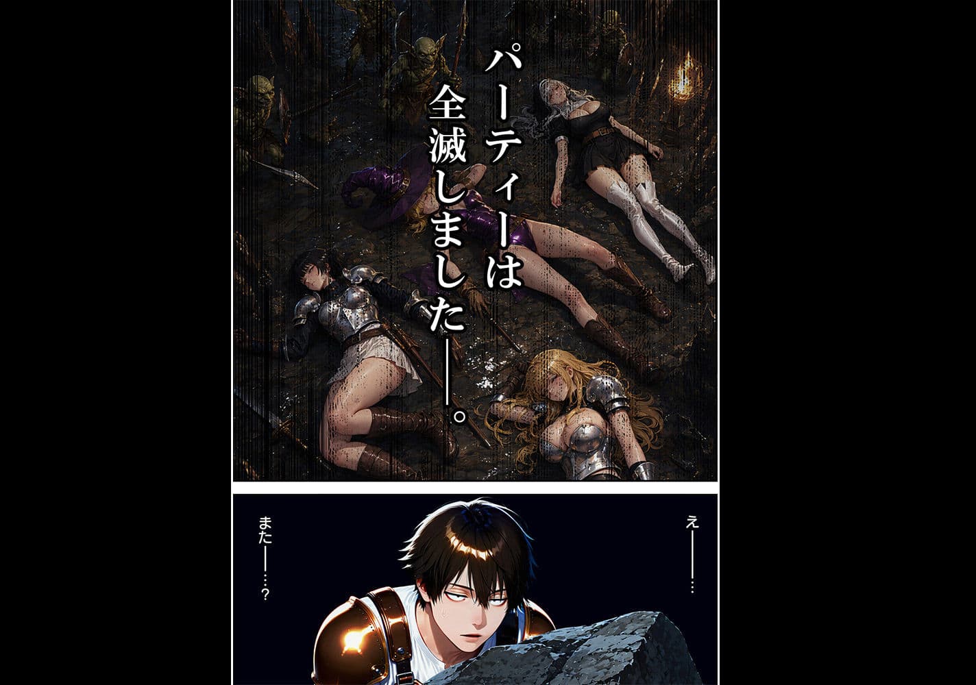 全滅転生 1=媚薬服用痴女戦士達は犯●れて前に進む= サンプル8