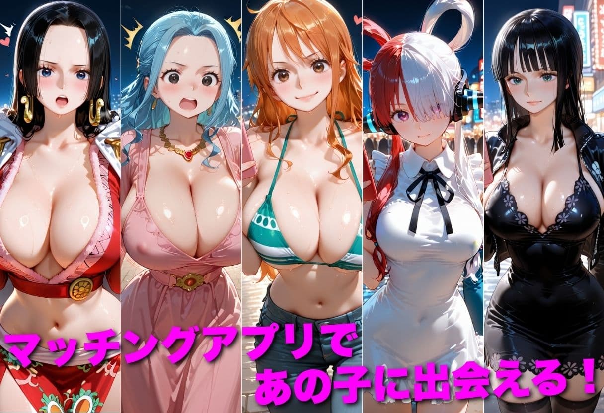 マッチングアプリで出会った美女を孕ませた話 ワ●ピース編 サンプル1