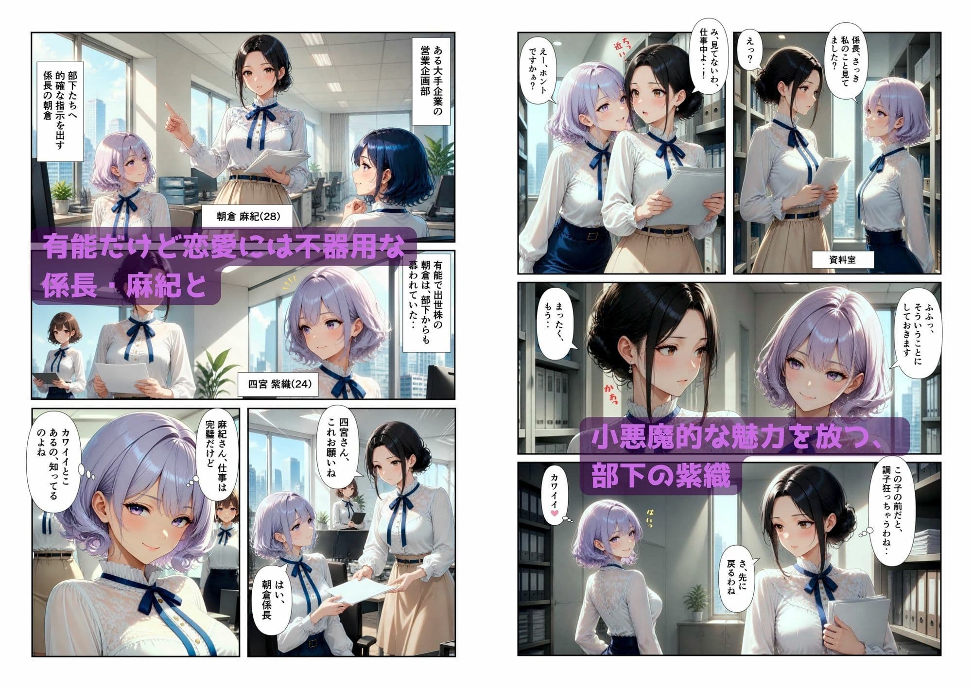 「百合・トライアングル」〜有能だけど’カワイイ’女上司は私のもの〜 サンプル2