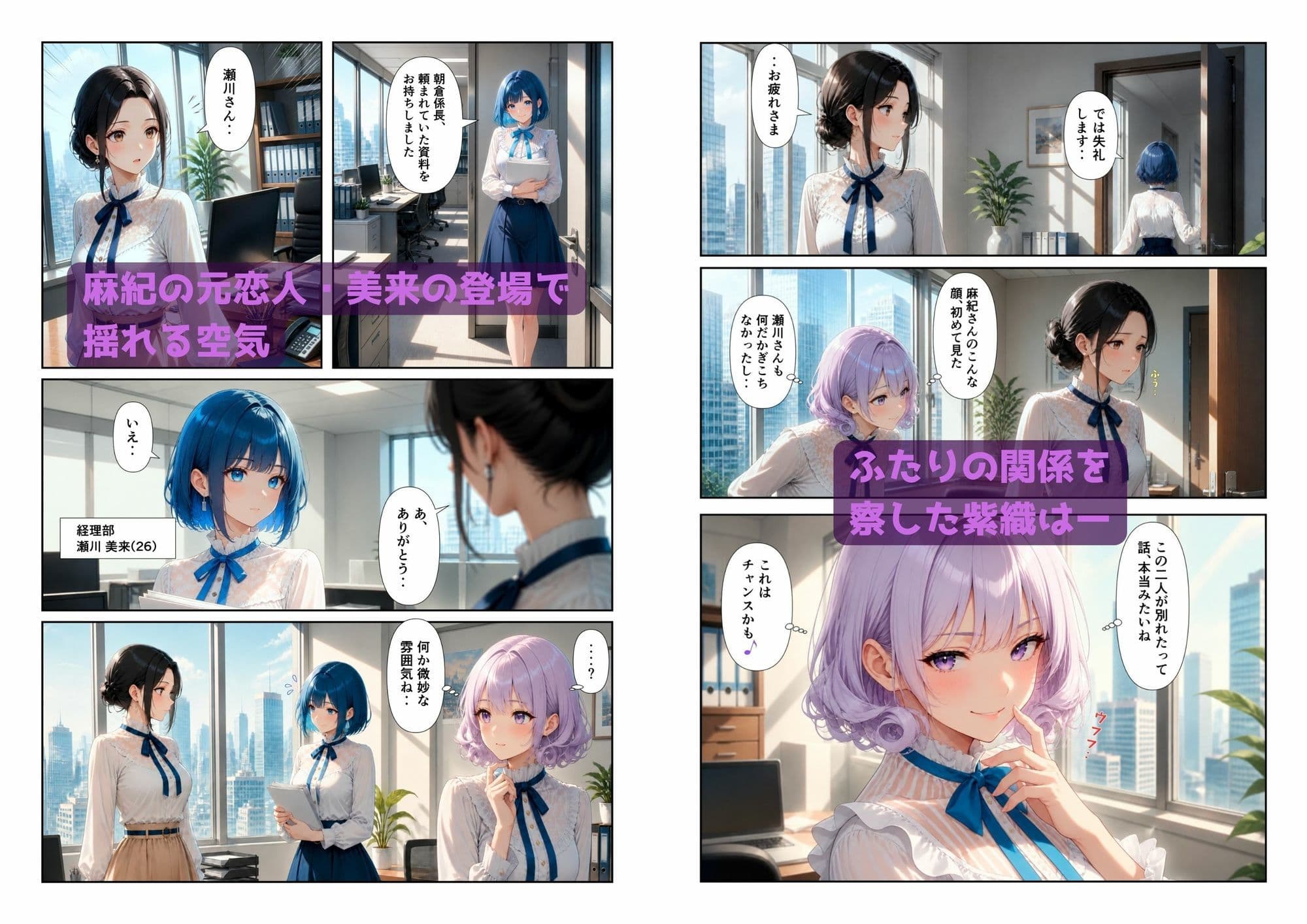 「百合・トライアングル」〜有能だけど’カワイイ’女上司は私のもの〜 サンプル3