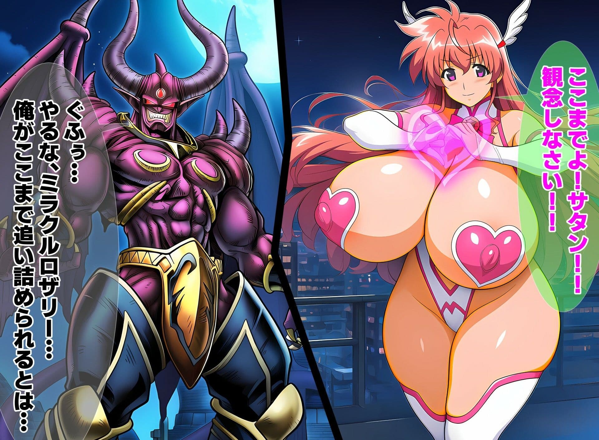 超乳天使ミラクル・ロザリー 聖戦士と白濁の誓い サンプル1