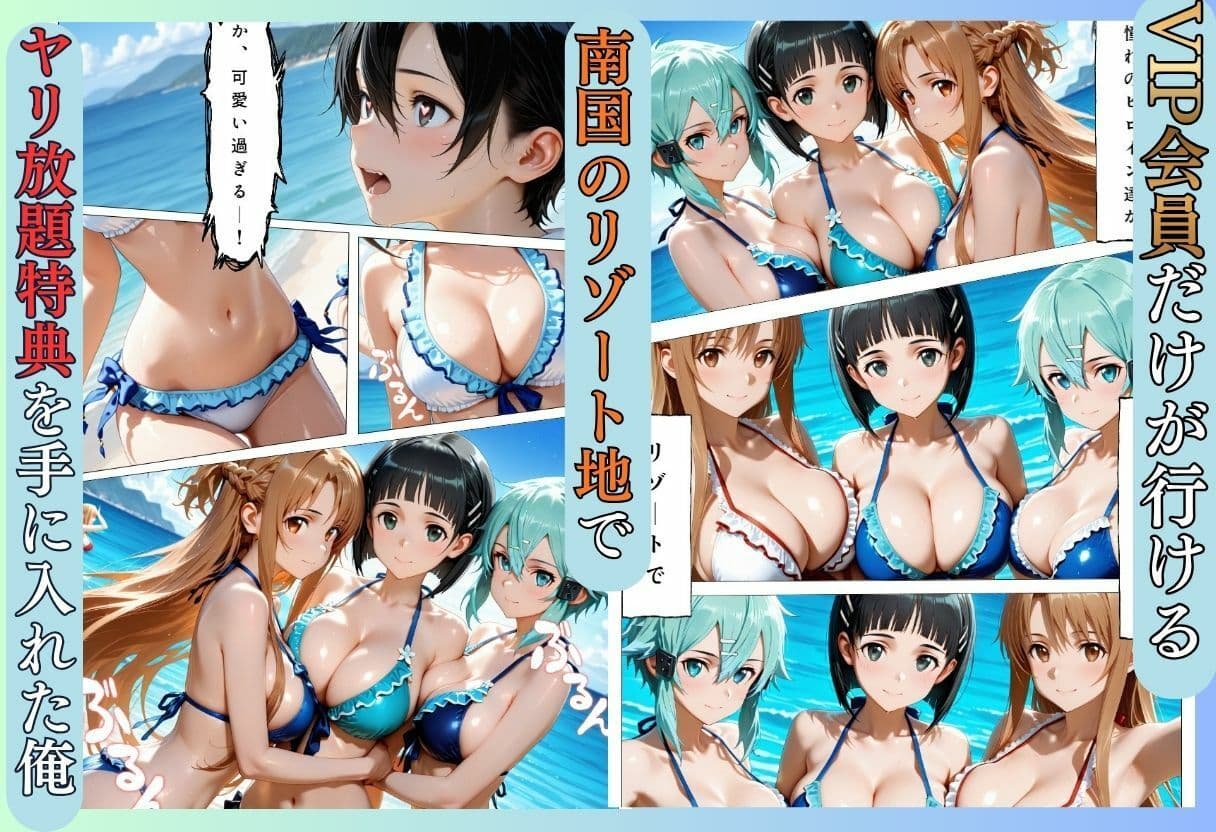 ヒロインリゾートの特典で童貞を卒業した話 サンプル1