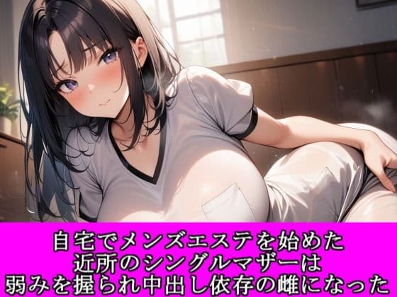 自宅でメンズエステを始めた近所のシングルマザーは弱みを握られ中出し依存の雌になった