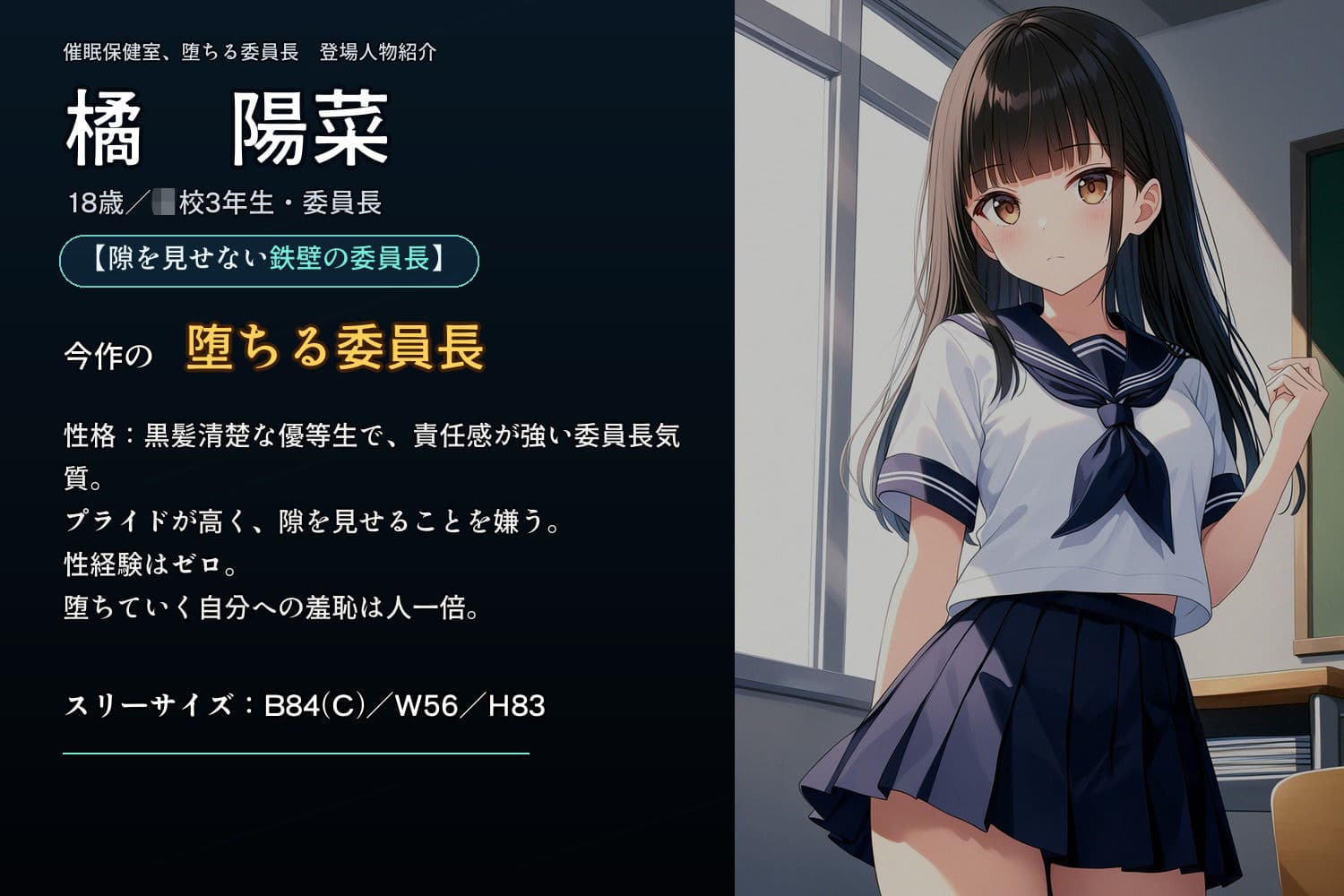完堕ち委員長 〜’治療’という名の催●調教〜 サンプル1