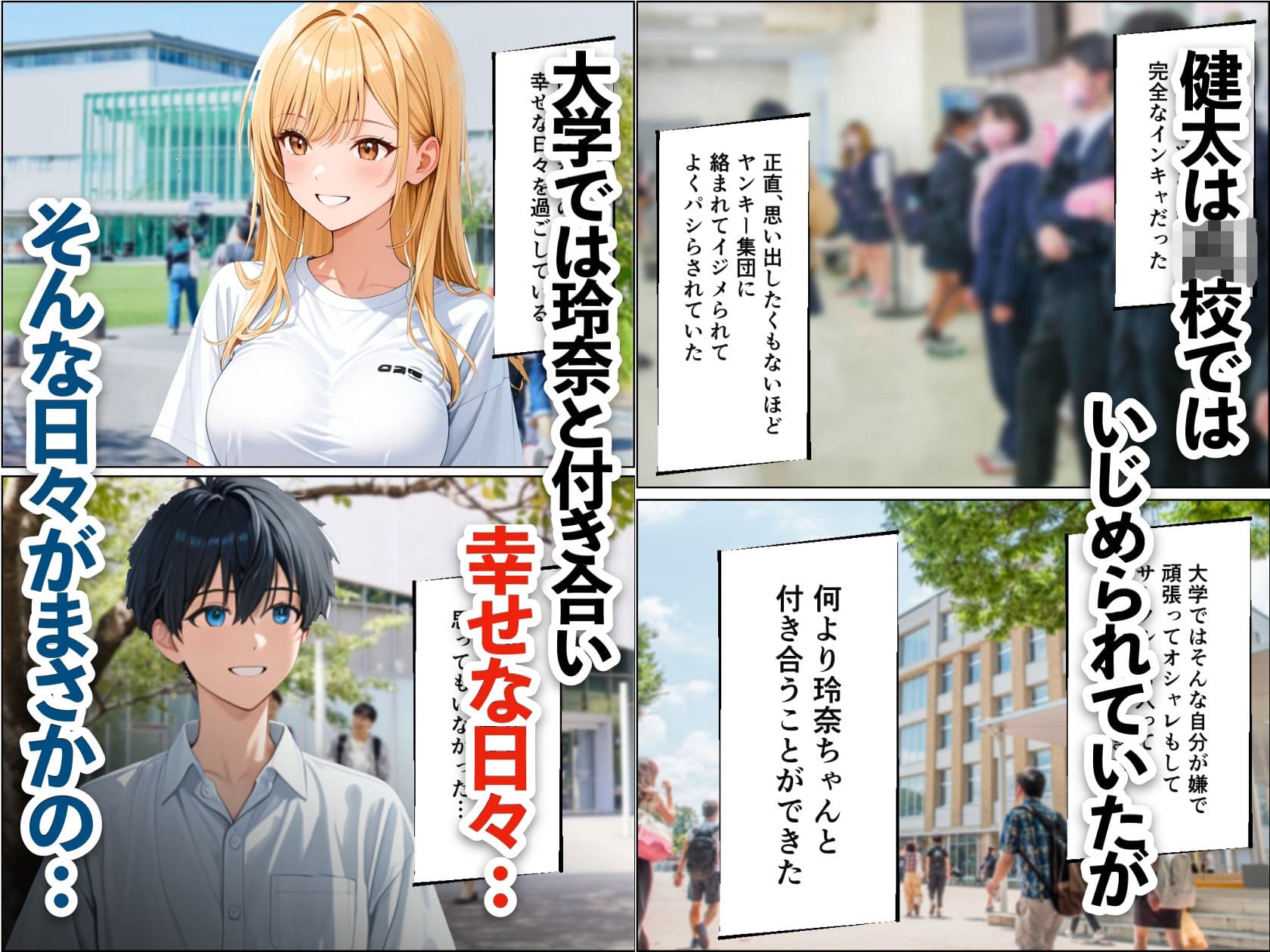 水着デート中の大好きな彼女を目の前で寝取られた話 サンプル2