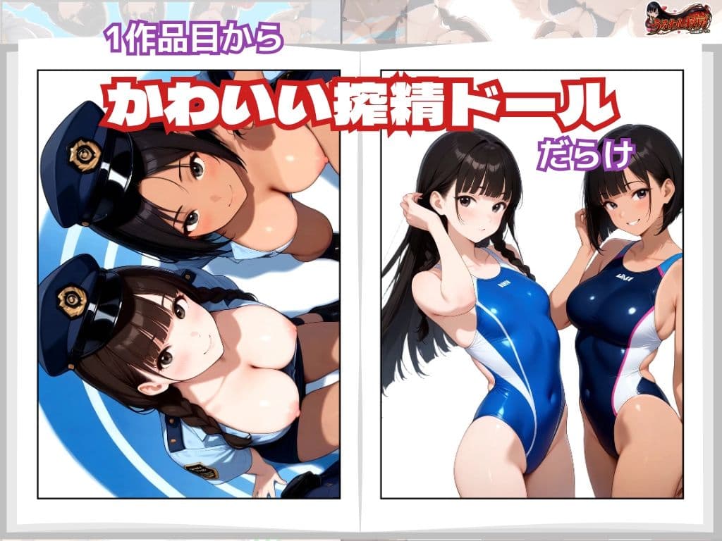 AI搾精ドール真面目で健気な彼女達セット作品 サンプル2