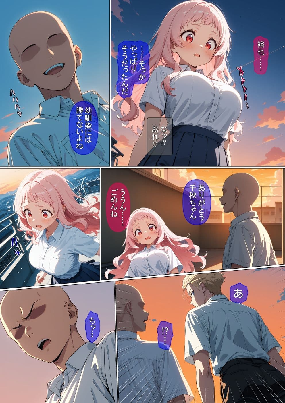 【漫画】横取レ〇プ04 サンプル3
