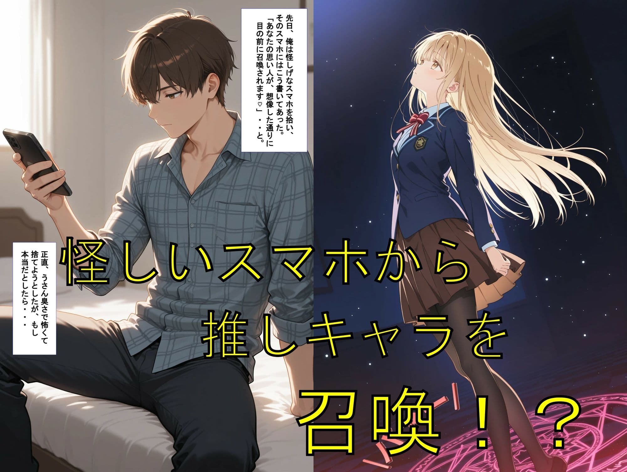 推しキャラ召喚した俺! 天使様のような可愛い美少女とラブラブな時間を 〜椎〇 真昼〜ver サンプル1