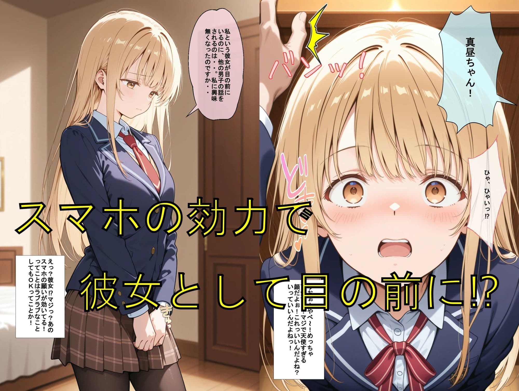 推しキャラ召喚した俺! 天使様のような可愛い美少女とラブラブな時間を 〜椎〇 真昼〜ver サンプル2