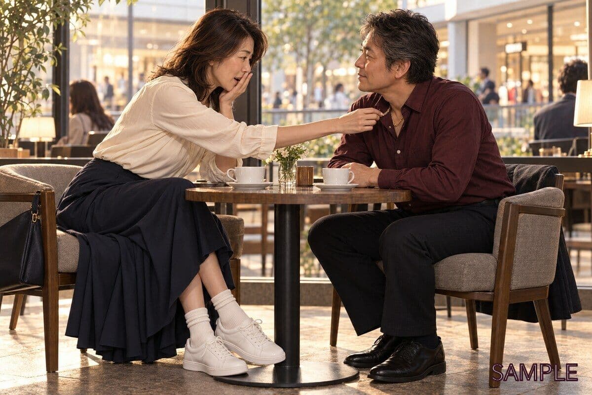 二十七年ぶりに再会した人妻は、白い靴下を履いていた サンプル2