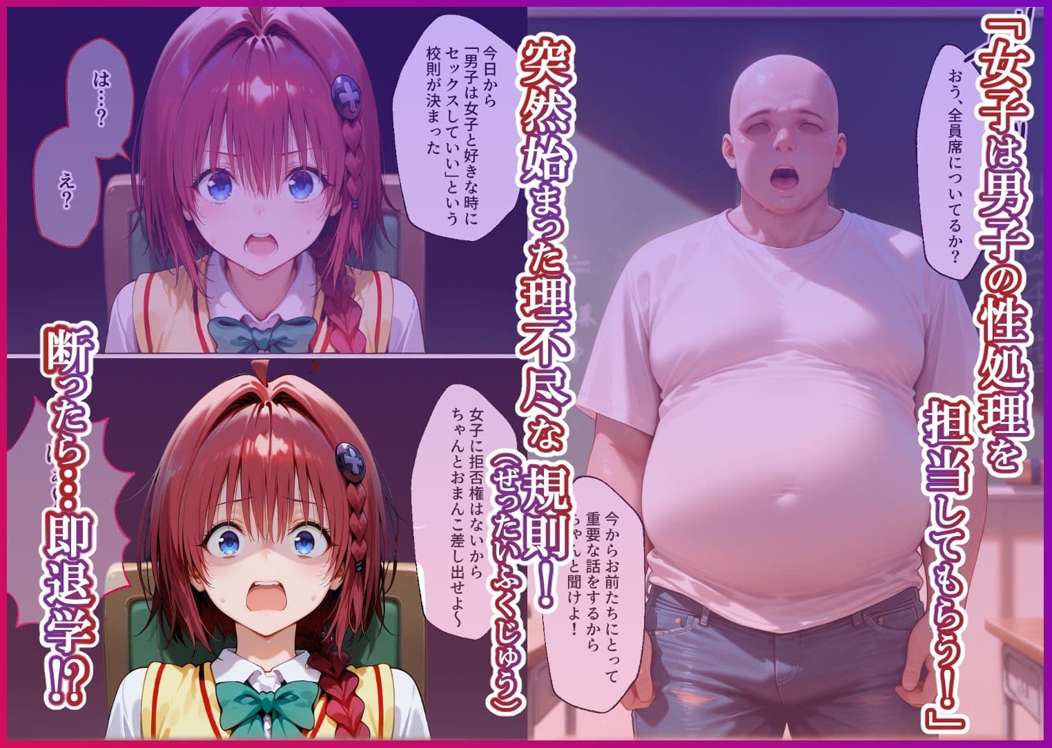 S○Xしないと即退学? 今日から全員強●性処理部 中出しでご奉仕ポイント大量GET快楽堕ち凌●学園 トラ〇ル編 サンプル1