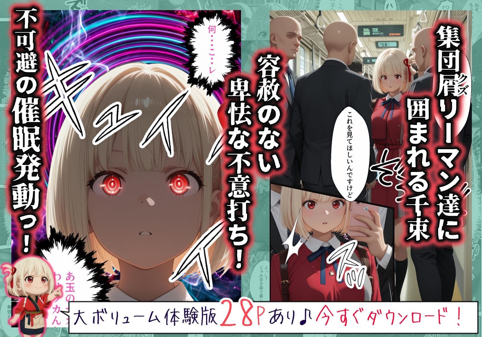 【催〇痴〇電車X】連続中出しで肉便器化した最強のリ〇リス -錦〇千束 編- サンプル3