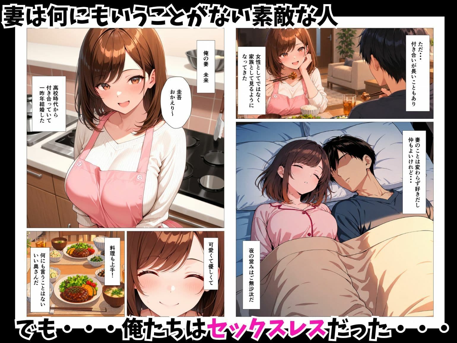 妻とレスの俺が爆乳ギャル義妹に誘惑されて浮気後尾しまくる話 サンプル2