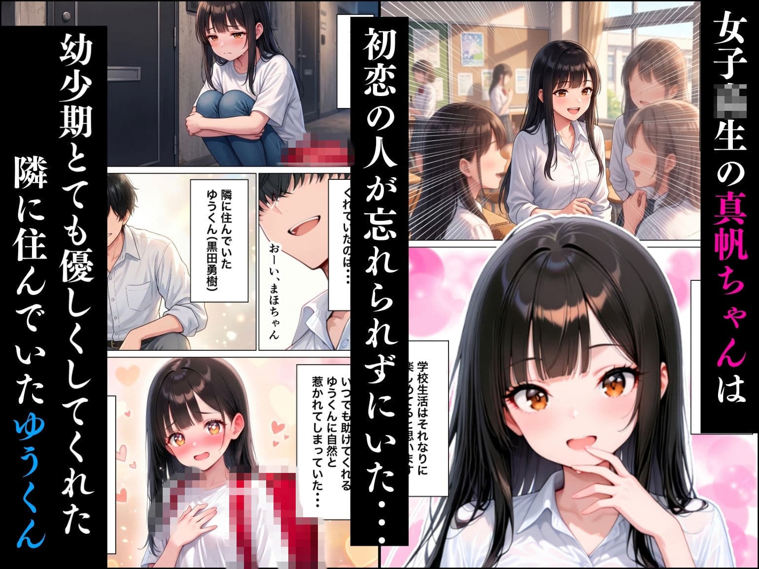 処女な女子校生が変わり果てた初恋相手に奴●オナホにされた話 サンプル1
