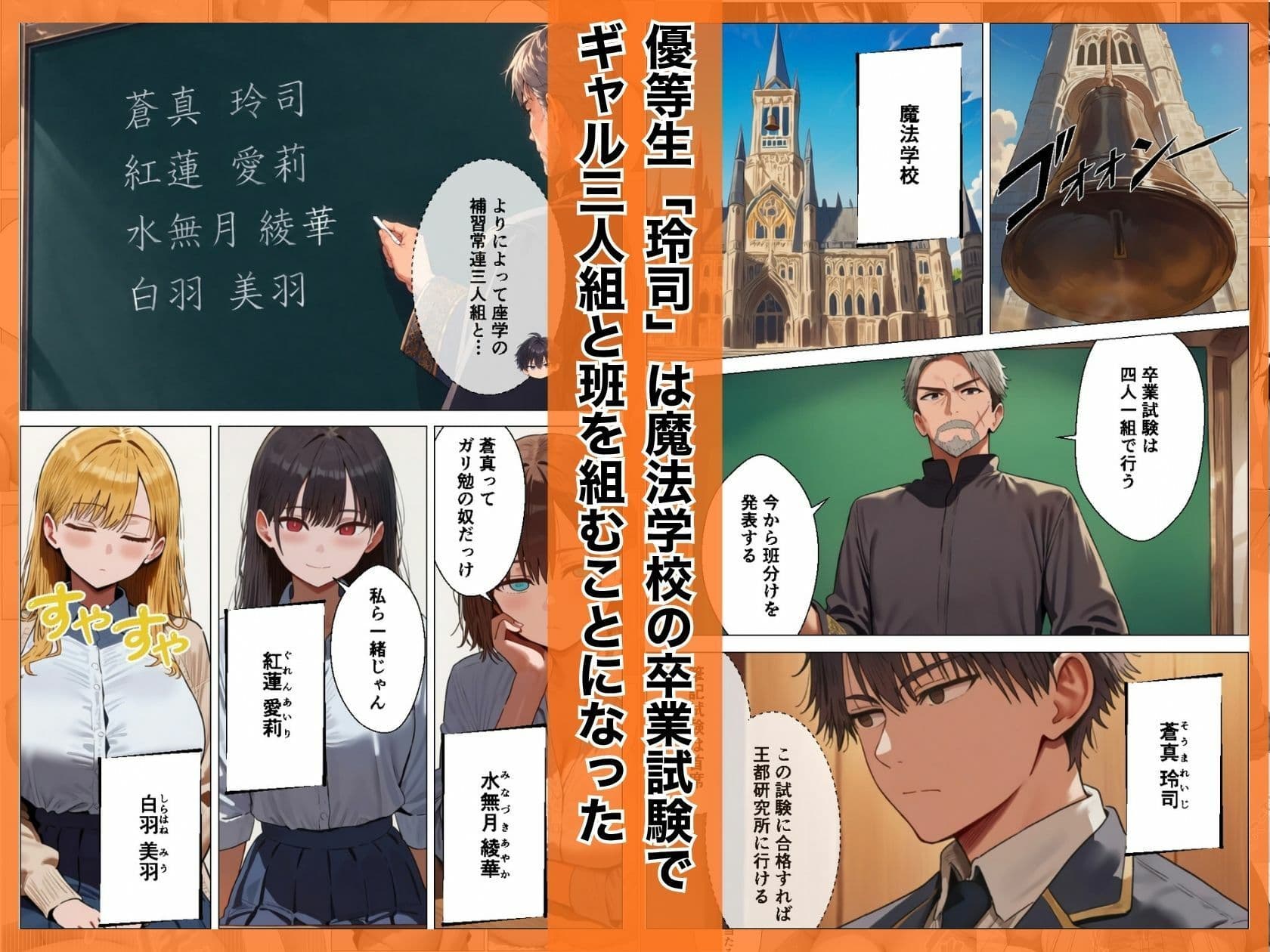 1軍ギャル三人組にデカチン見せたら生ハメセックスすることになっちゃった話 サンプル1
