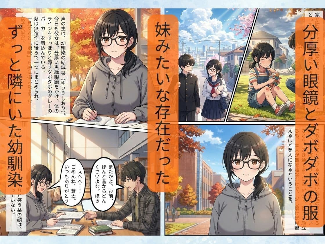 普段は眼鏡の地味っ娘な幼馴染が、ハロウィンでドスケベサキュバスになって俺の理性を壊しに来た。 サンプル3