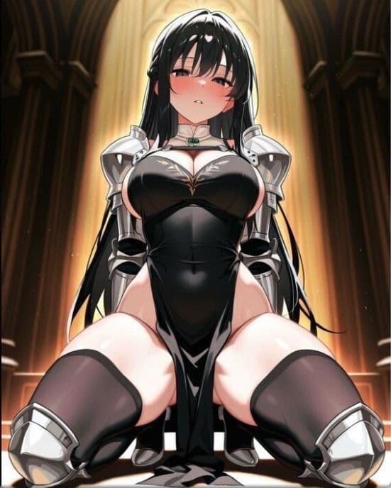 【ファンタジー/女騎士/巨乳堕落】 老いた帝王の征服録 暴君は高貴なる王妃・騎士・聖女を悉く支配する 〜強気黒髪女騎士陥落編6〜 サンプル7