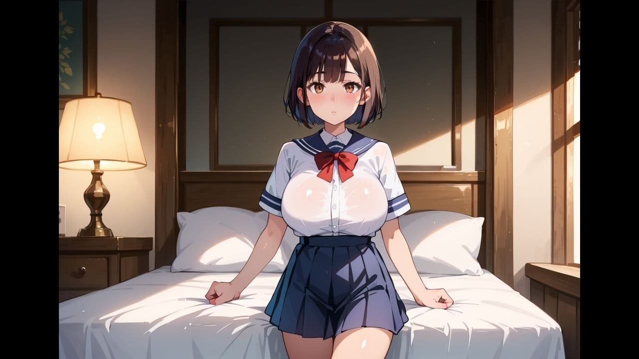 美少女幼なじみ●Kと秘密の夕べ。【CG画像32枚】 サンプル3