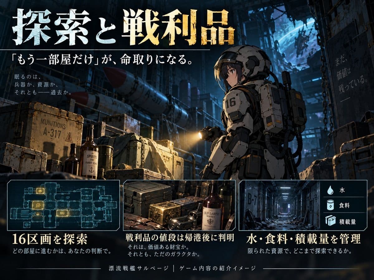 漂流戦艦サルベージ ―生きて帰れば、お宝は全部俺のもの― サンプル1