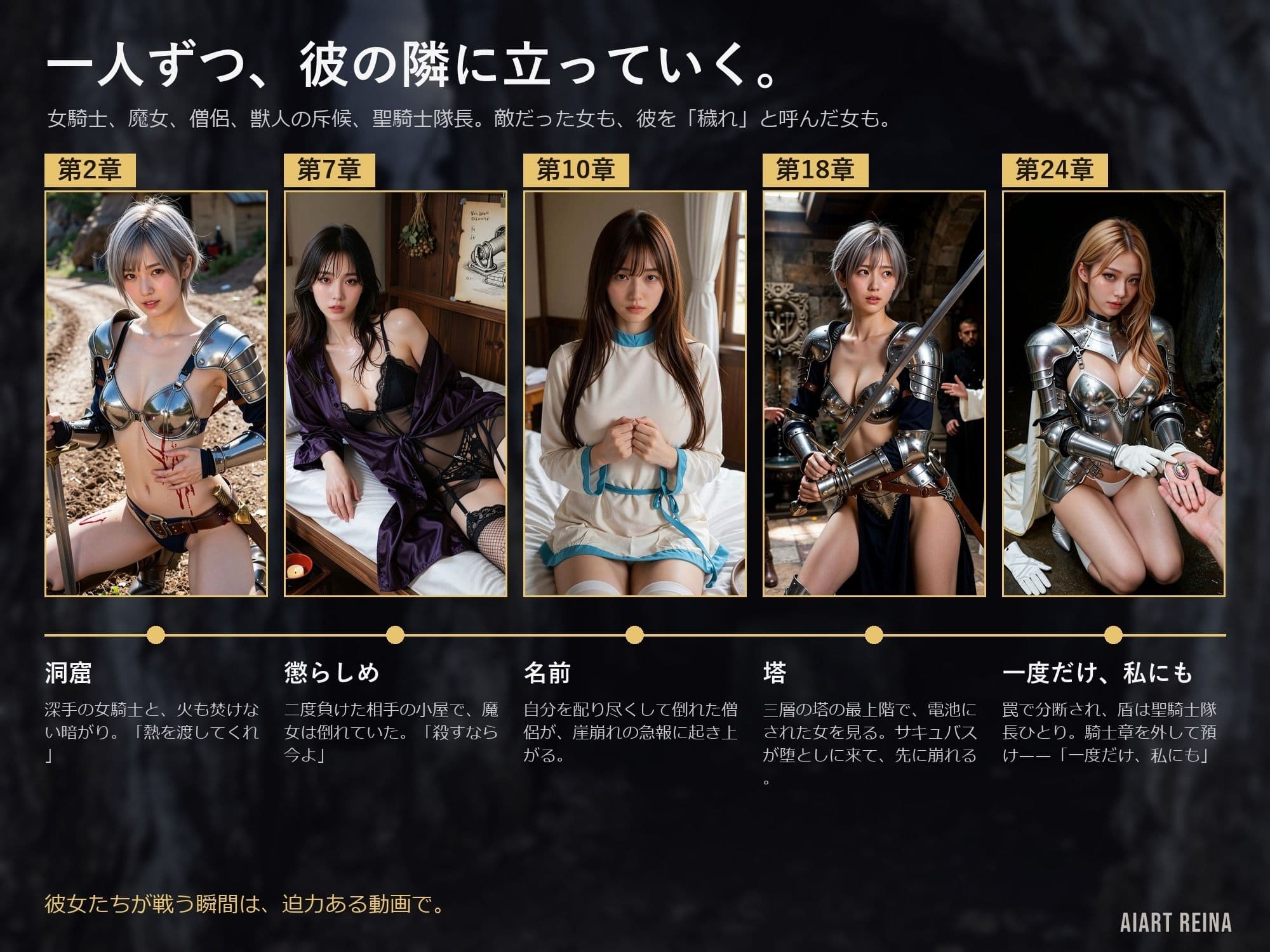 史上最弱の召喚者 〜絶頂させるほど強くなる異世界ハーレム〜 第一話<ノベルゲーム>(実写系) サンプル5