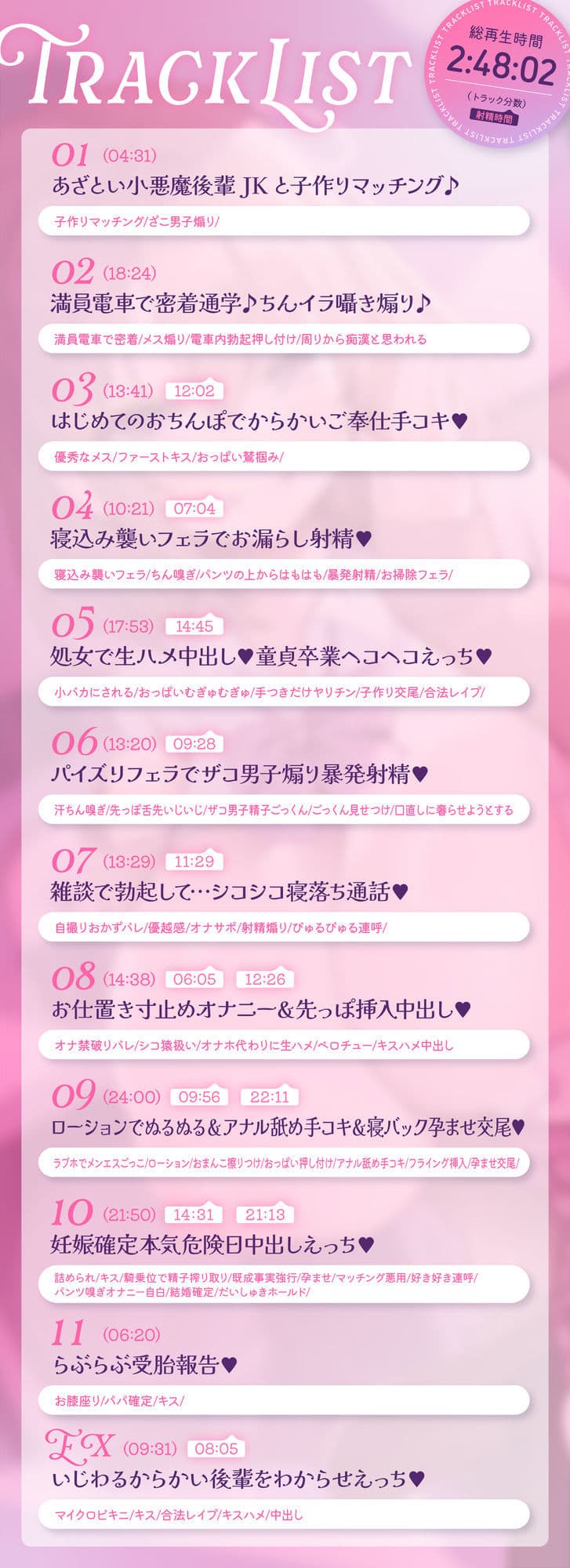 【CG差分112枚同梱!】あざとい小悪魔後輩JKと純愛らぶらぶ子作りえっち♪?やだやだぁ♪先輩みたいなよわ?いオスの精子で赤ちゃん作るなんて絶対やだっ♪? サンプル3