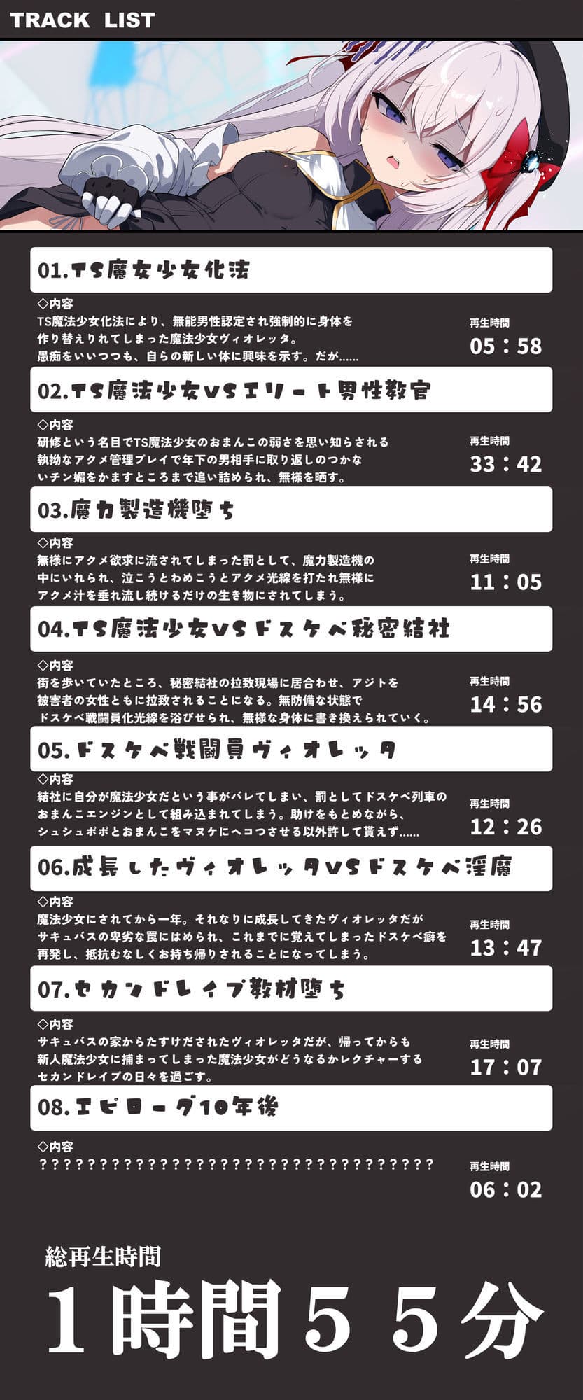 【TS/無様堕ち/連続バッドエンド】無能男性TS魔女少女化法‐ 魔女少女にされた中年オタクがクソ雑魚ドスケベ魔力製造機に堕ちるまで- サンプル7