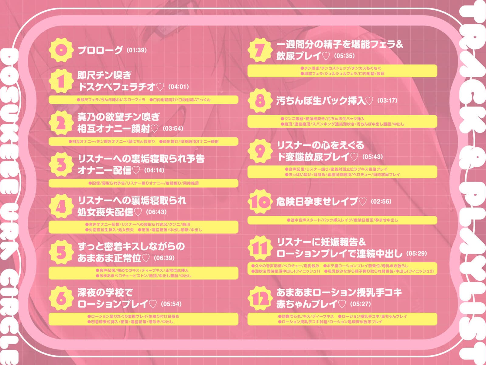 【短時間早抜きGirls】ドスケベ裏サークル4〜大人気淫乱配信者 真乃のショート音声集〜 サンプル3