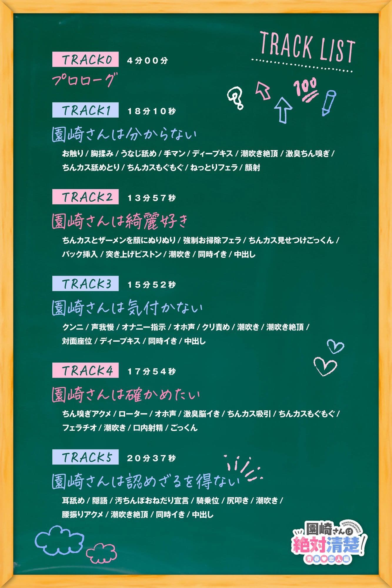 【全編潮吹き】園崎さんは絶対清楚!3【青春恋人編】 サンプル3