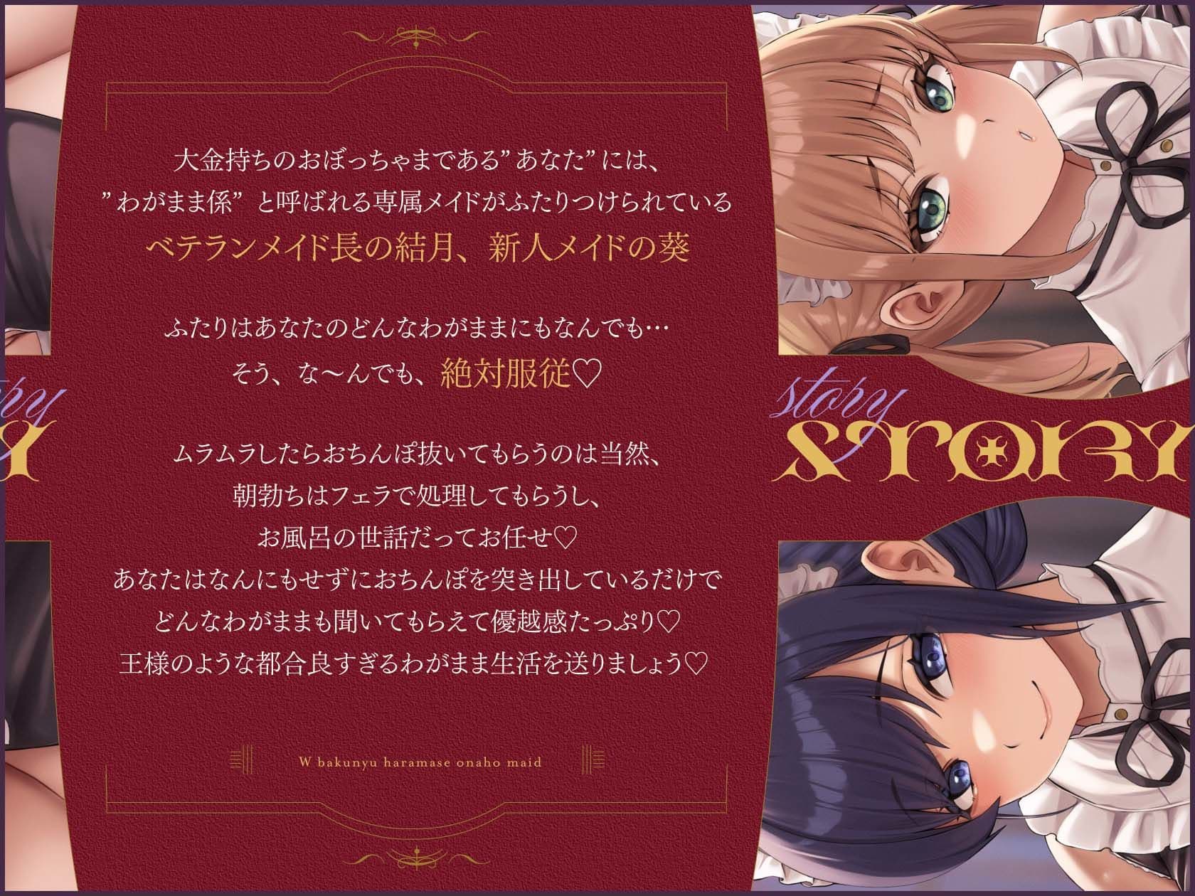 わがまま放題→絶対服従!?俺だけのW爆乳孕ませオナホメイド 〜ご主人様の言うことはぜった〜い!!どんなわがままプレイも叶えちゃう♪〜 サンプル2