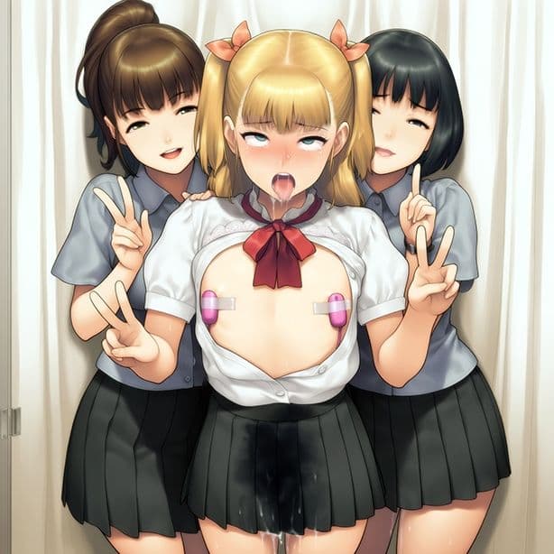 『男の娘が同級生女子二人からフラット貞操帯で残酷射精禁止される話』【ボイス版】 サンプル4