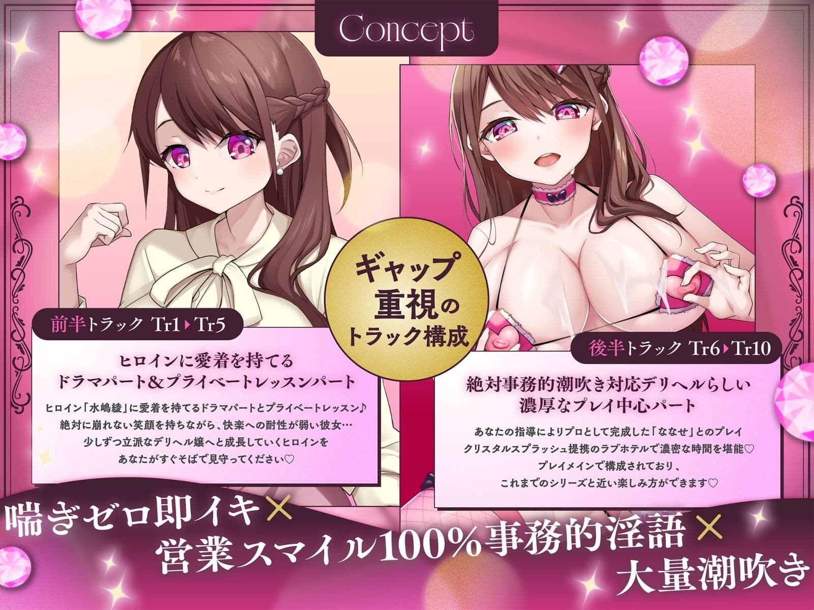 【喘ぎゼロ即イキ×営業スマイル100%事務的淫語×大量潮吹き】絶対事務的潮吹き対応デリヘル jewel collection【KU100】 サンプル3